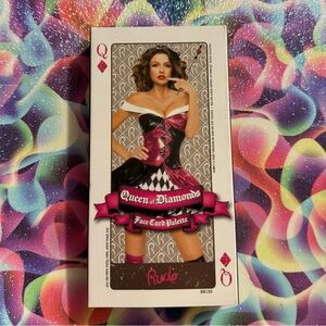 RUDE Queen of Diamonds Face Palette with Pink and Black